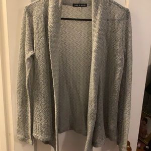 Gray knit sweater 🙂